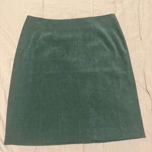 Talbots Stretch Size 10 Petite Green Skirt